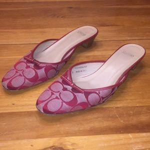 Coach Kera Shoes Size 7 1/2B in Signature Red